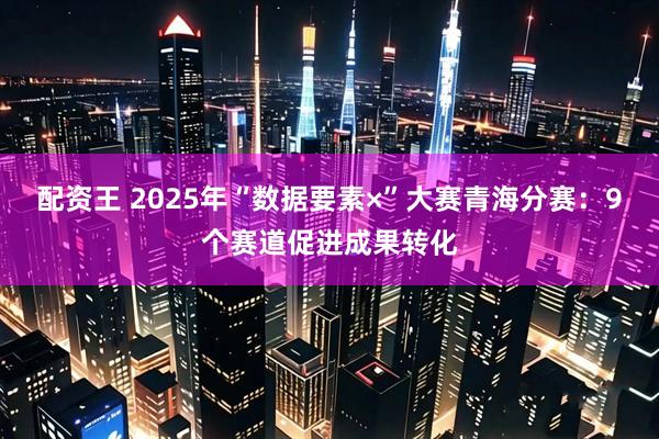 配资王 2025年“数据要素×”大赛青海分赛：9个赛道促进成果转化
